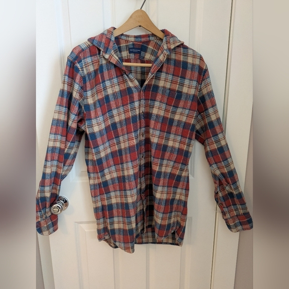 Proper Cloth 16.5 Plaid Button-Up Shirt - Picture 1 of 8